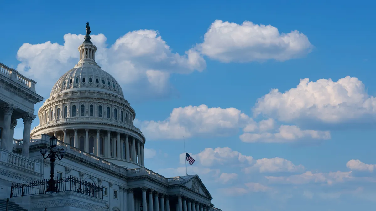 A picture of the U.S. capitol building