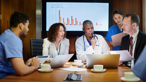 Doctors in a board meeting